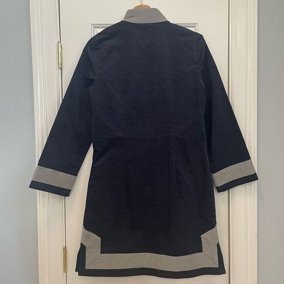 STS Sail to Sable Stretch Blue Denim shift Dress Size Small - Picture 3 of 6